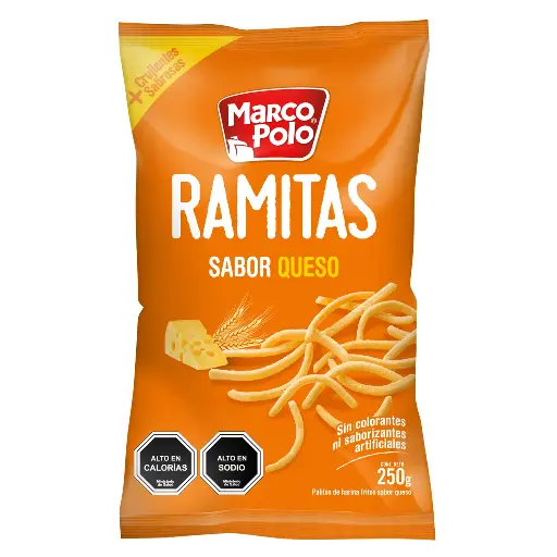 [U70-8] RAMITAS QUESO M/P  250G