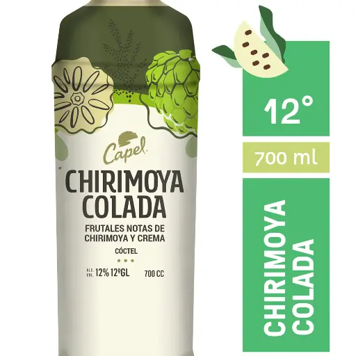 [U800-16] COCTEL CAPEL CHIRIMOYA COLADA 700cc (12°)