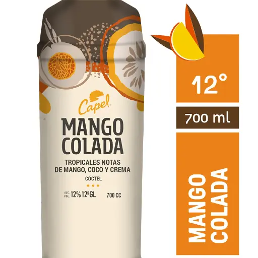 [U800-17] COCTEL CAPEL MANGO COLADA 700cc (12°)