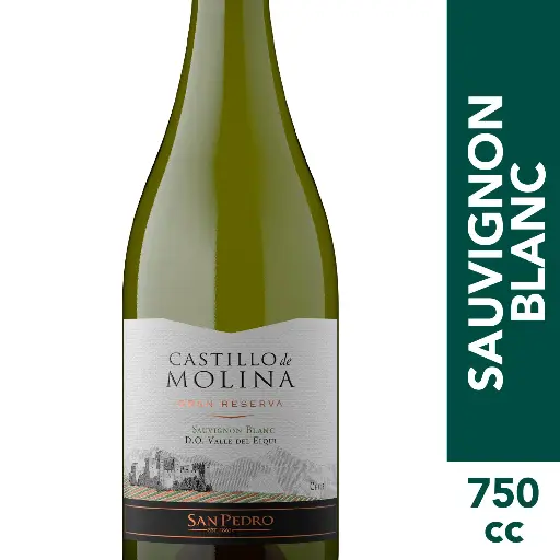 [U910-61] VINO CASTILLO DE MOLINA SAUBVIGNON BLANC 750CC (12.5°)