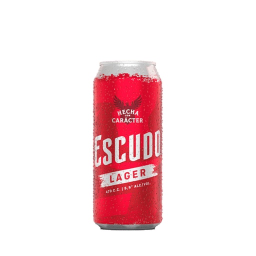 [U400-2] CERVEZA ESCUDO ROJA LATA 470cc UN (5°)