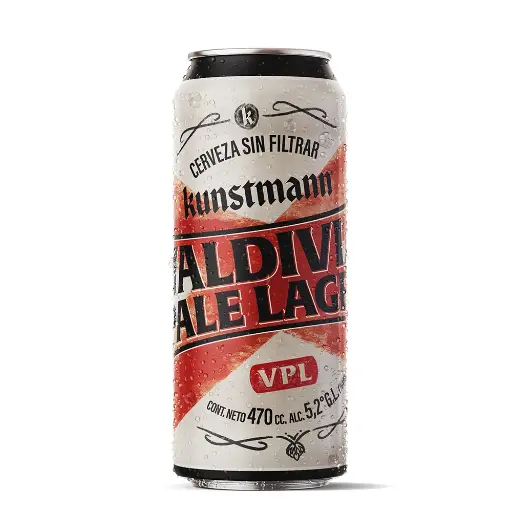 [U400-32] CERVEZA KUNSTMANN VALDIVIA LATA 470cc (5.2°)