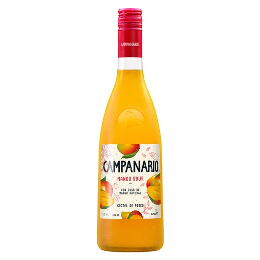 [U802-1] PISCO SOUR CAMPANARIO MANGO 1LT (12°)