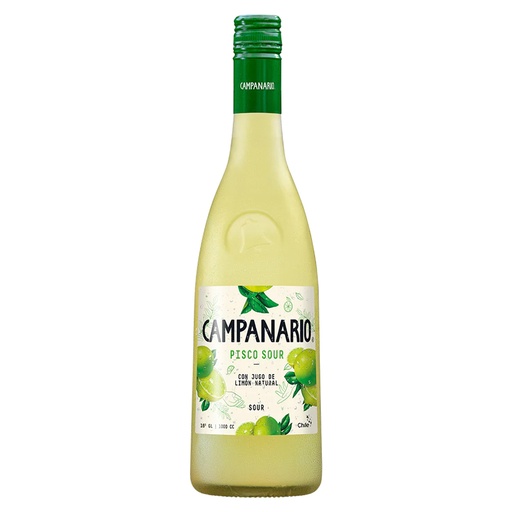 [U802-2] PISCO SOUR CAMPANARIO LIMON 1LT (16°)