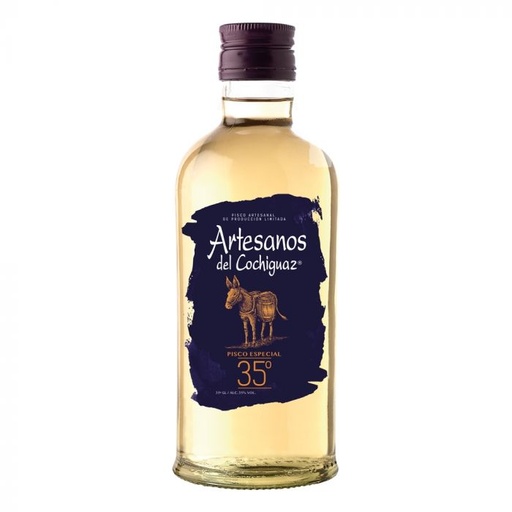 [U805-20] PISCO ARTESANOS DE COCHIGUAZ PETACA 350cc (35°)