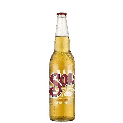 [U407-18] CERVEZA SOL BOTELLA 620cc (4.5º)