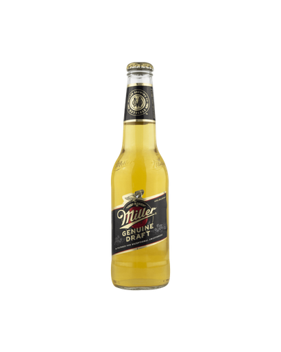 [U401-16] CERVEZA MILLER BOTELLIN 355cc (4.7º)