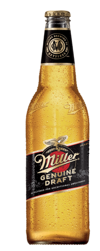 [U407-13] CERVEZA MILLER BOTELLA 650cc (4.7º)