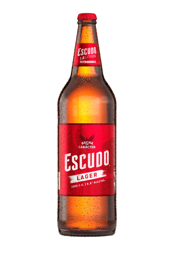 [U400-2] CERVEZA ESCUDO ROJA RETORNABLE 1.2 LT (5°)