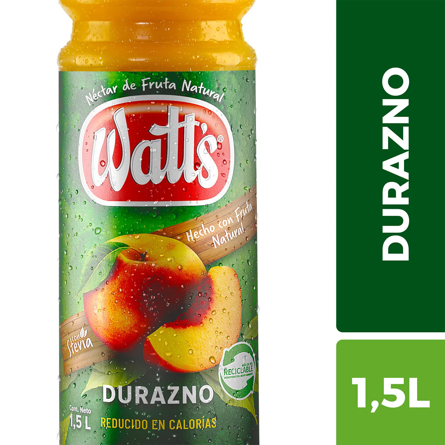 [U700-3] NECTAR WATTS DURAZNO 1.5 LT