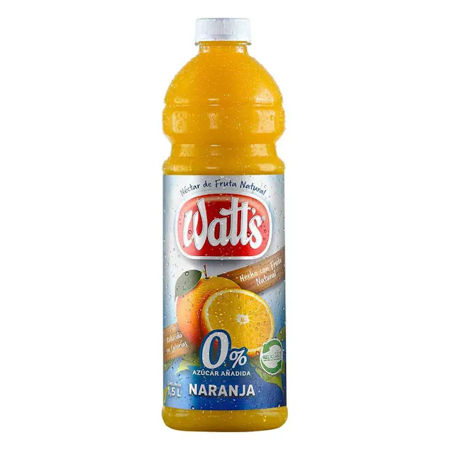 [U700-9] NECTAR WATTS NARANJA LIGHT 1.5 LT