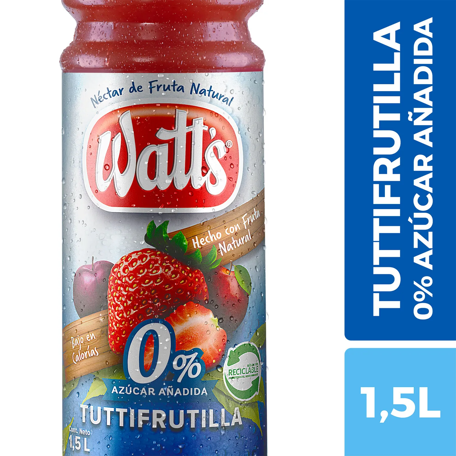 [U700-14] NECTAR WATTS TUTTIFRUTILLA LIGHT 1.5 LT