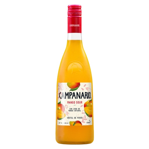 [U802-1] PISCO SOUR CAMPANARIO MANGO 1LT (12°)