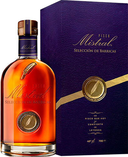 [U805-11] PISCO MISTRAL SELECCION DE BARRICAS 700cc (40°)