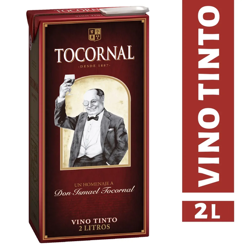 [U915-15] VINO TOCORNAL TINTO TETRA 2 LT (12°)