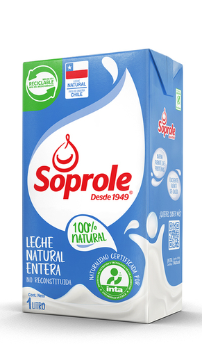 [U1-1] LECHE SOPORLE NATURAL 1 LT