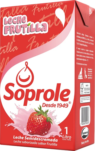 [1-3] LECHE SOPROLE FRUTILLA 1 LT 