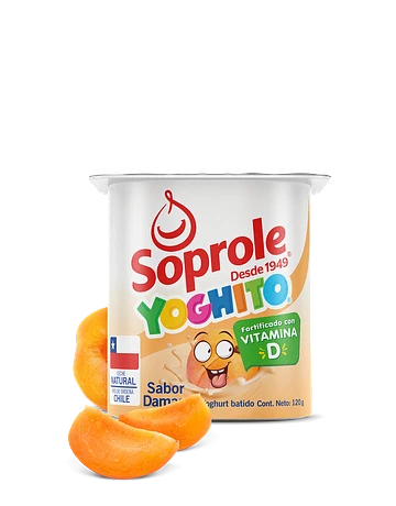 [U50-7] YOGHURT BATIDO DAMASCO SOPROLE 120 GR