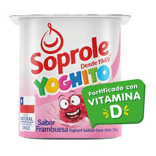 [U50-6] YOGHURT BATIDO FRAMBUESA SOPROLE 120 GR