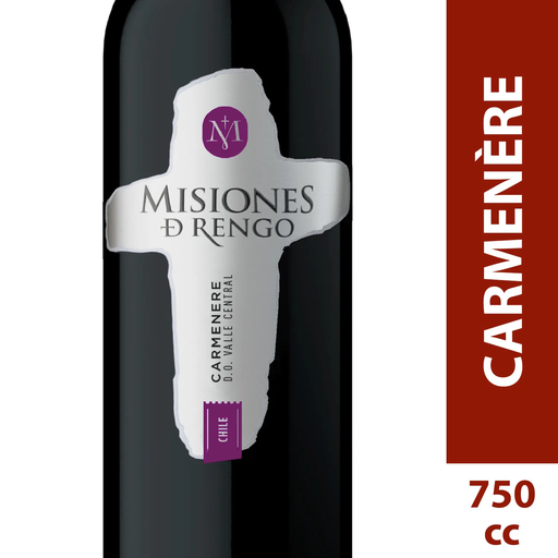 VINO MISIONES DE RENGO CARMENE VARIETAL 750ml (12°)