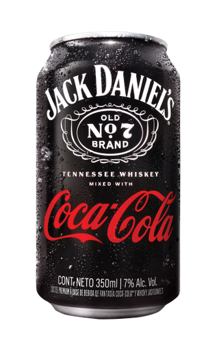 [U9093] WHISKEY JACK DANIELS CON COCA COLA LATA 350 CC (31,5°)