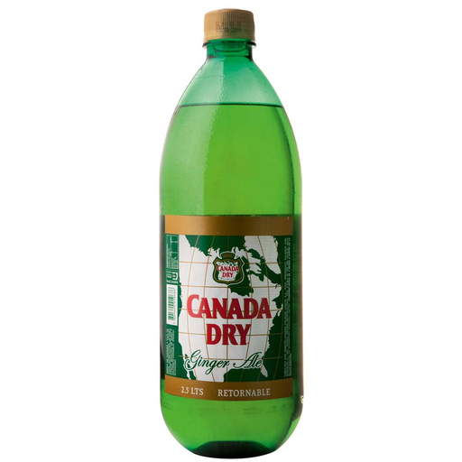 [U206-2] CANADA DRY GINGER ALE RETORNABLE 2.5LT