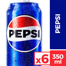 [230-13] PEPSI LATA 350cc X 6 UN