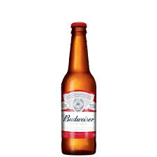 [U401-4] CERVEZA BUDWEISER BOTELLIN 355cc (5°)