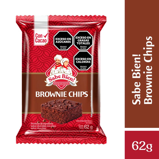 BROWNIE CHIPS 62 GR