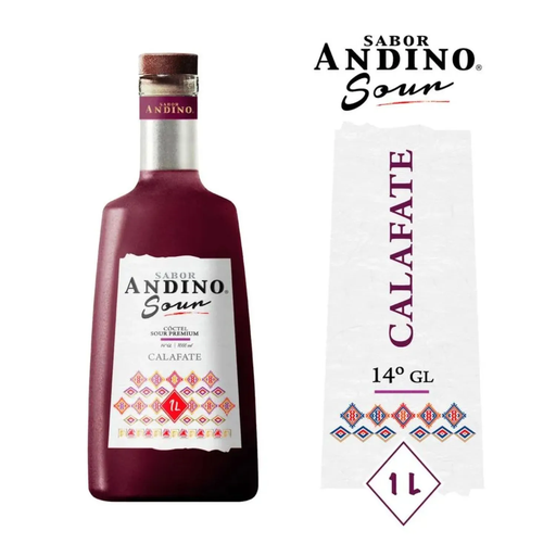 PISCO ANDINO CALAFATE 1LT (14°) 